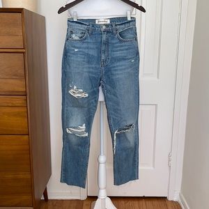 Reformation, size 27, high waist denim